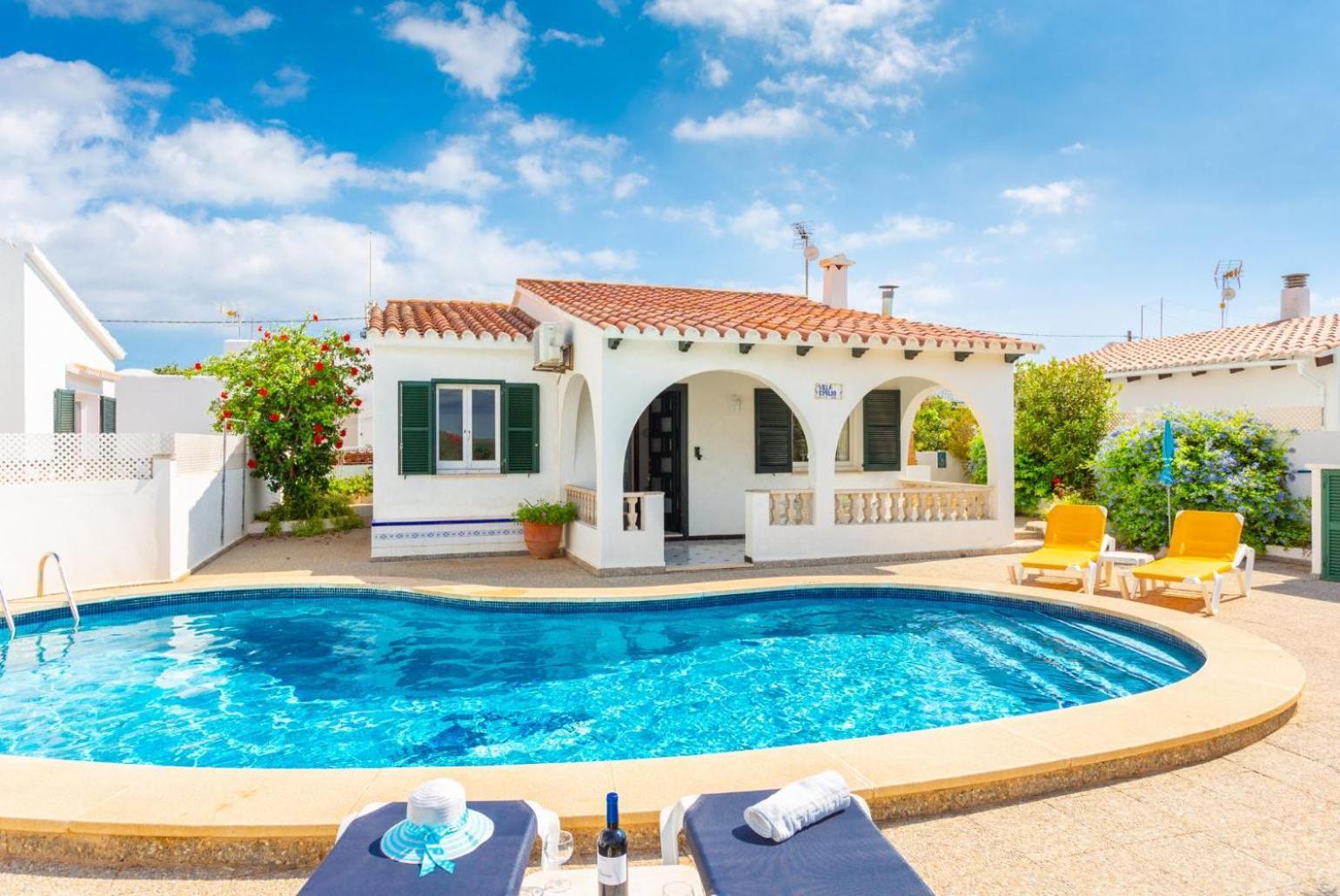 Villa Emilio Cala En Porter  Ngoại thất bức ảnh
